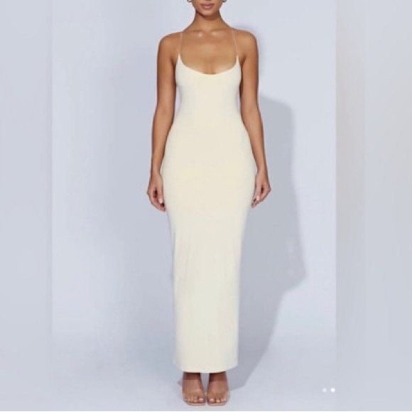 Meshki Cream Maxi Dress - Sabine - Picture 1 of 3